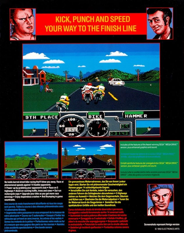Capa do jogo Road Rash