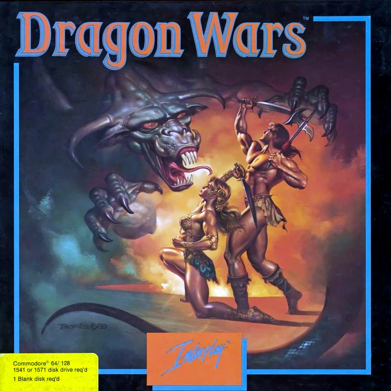 Capa do jogo Dragon Wars