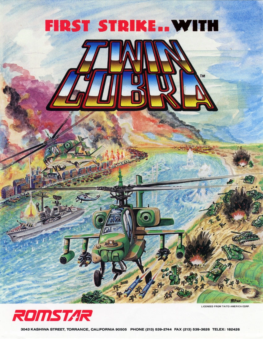 Capa do jogo Twin Cobra