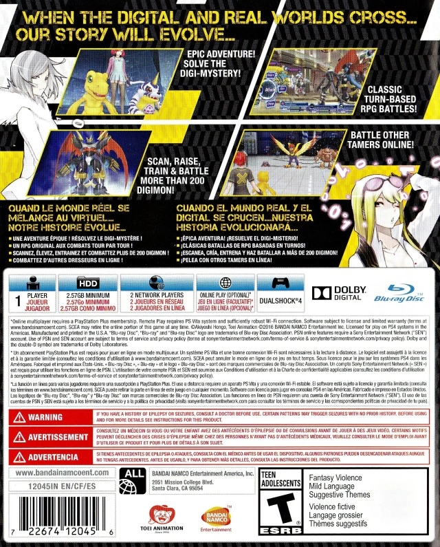 Capa do jogo Digimon Story: Cyber Sleuth