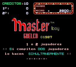 Capa do jogo Master Boy