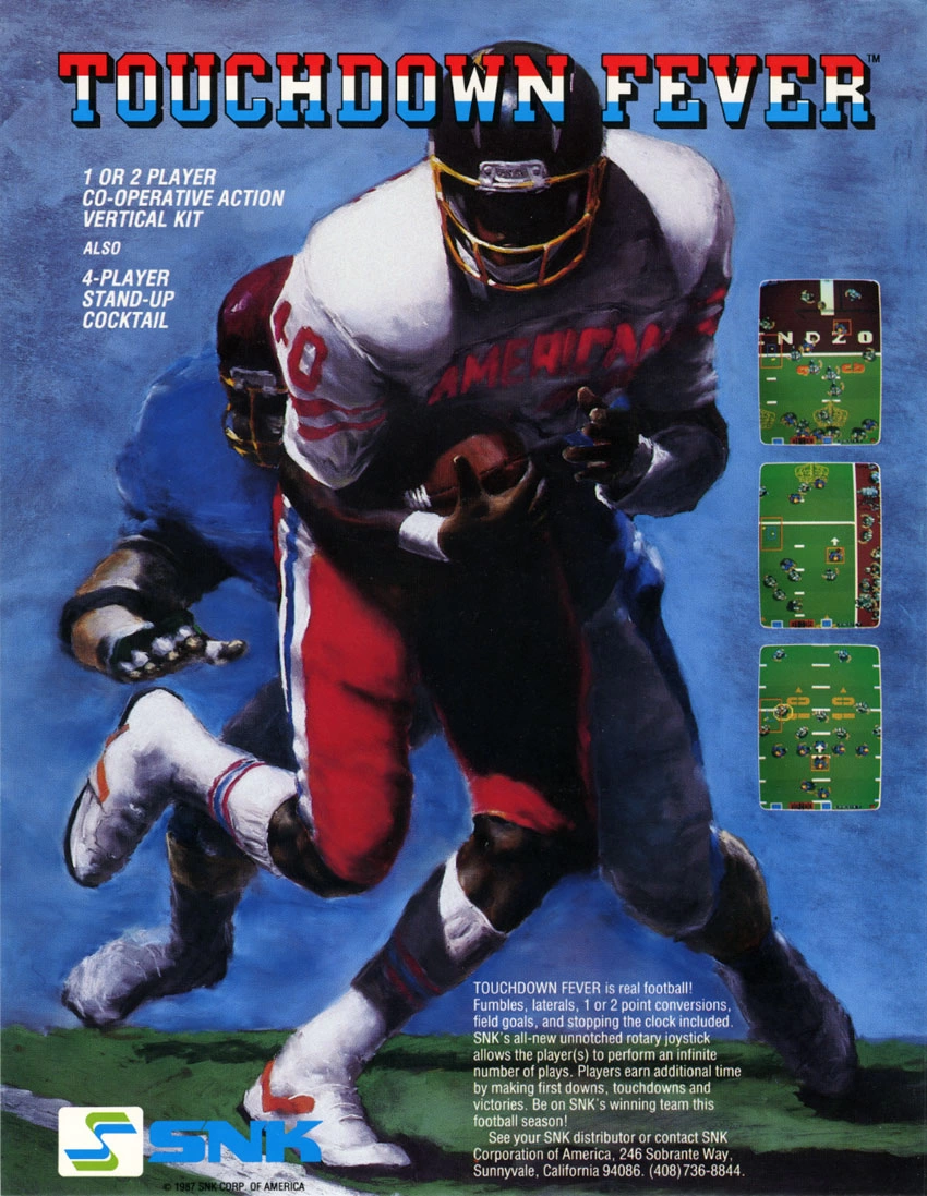 Capa do jogo Touchdown Fever