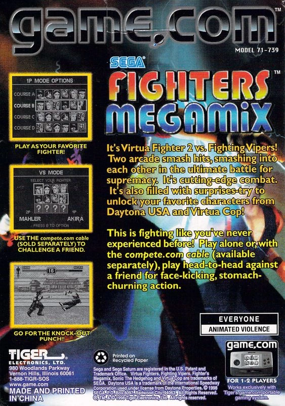 Capa do jogo Fighters Megamix