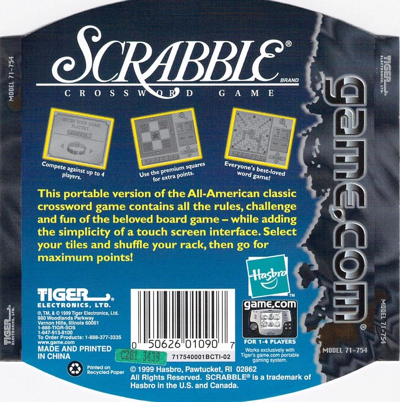 Capa do jogo Scrabble