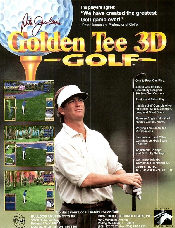 Capa do jogo Golden Tee 3D Golf