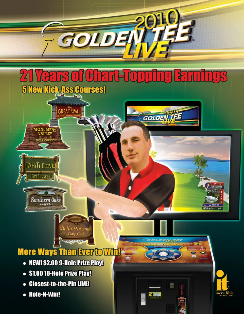 Capa do jogo Golden Tee Live 2010