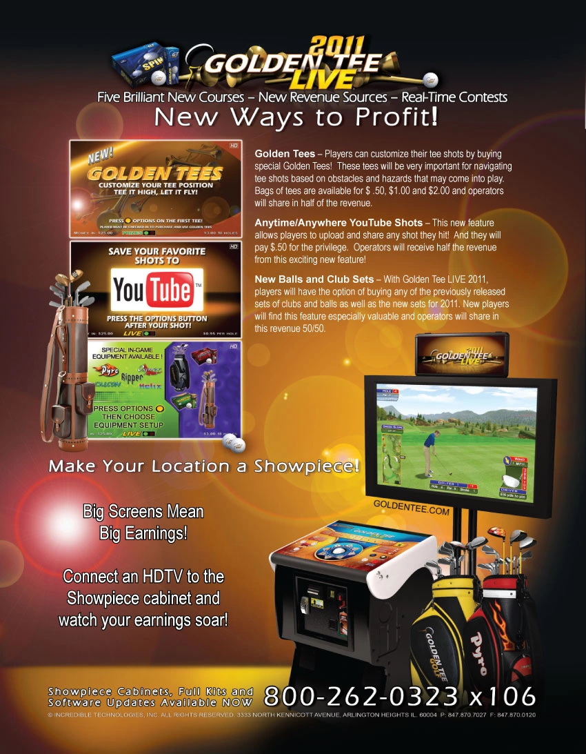 Capa do jogo Golden Tee Live 2011