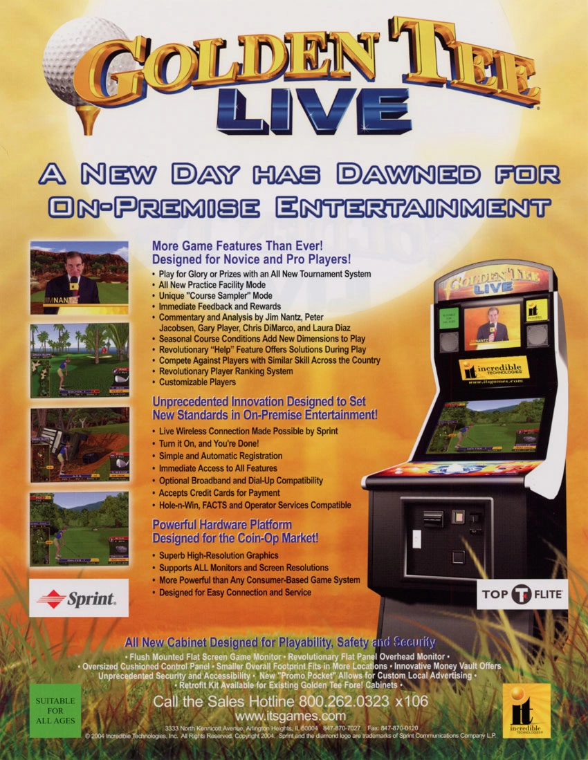 Capa do jogo Golden Tee Live