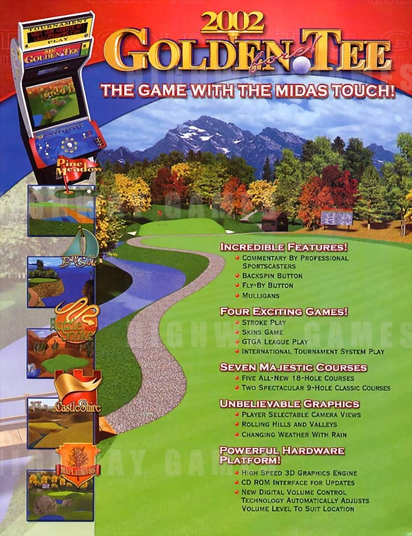 Capa do jogo Golden Tee Fore! 2002