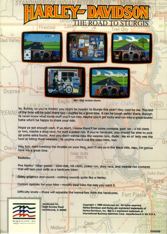 Capa do jogo Harley-Davidson: The Road to Sturgis