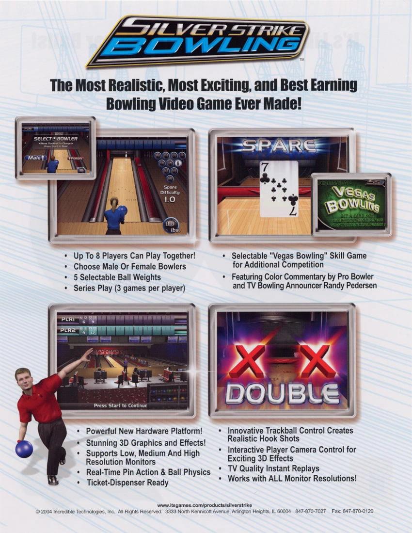 Capa do jogo Silver Strike Bowling