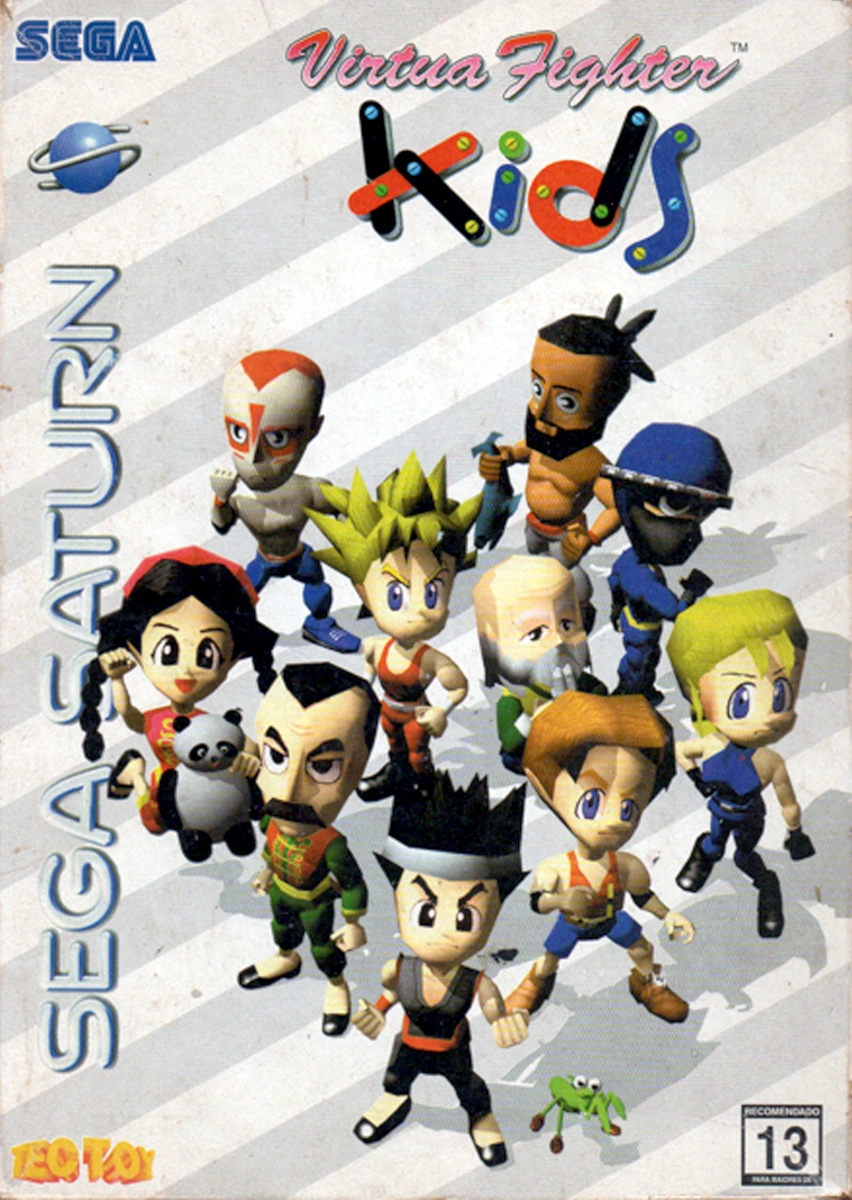 Capa do jogo Virtua Fighter Kids