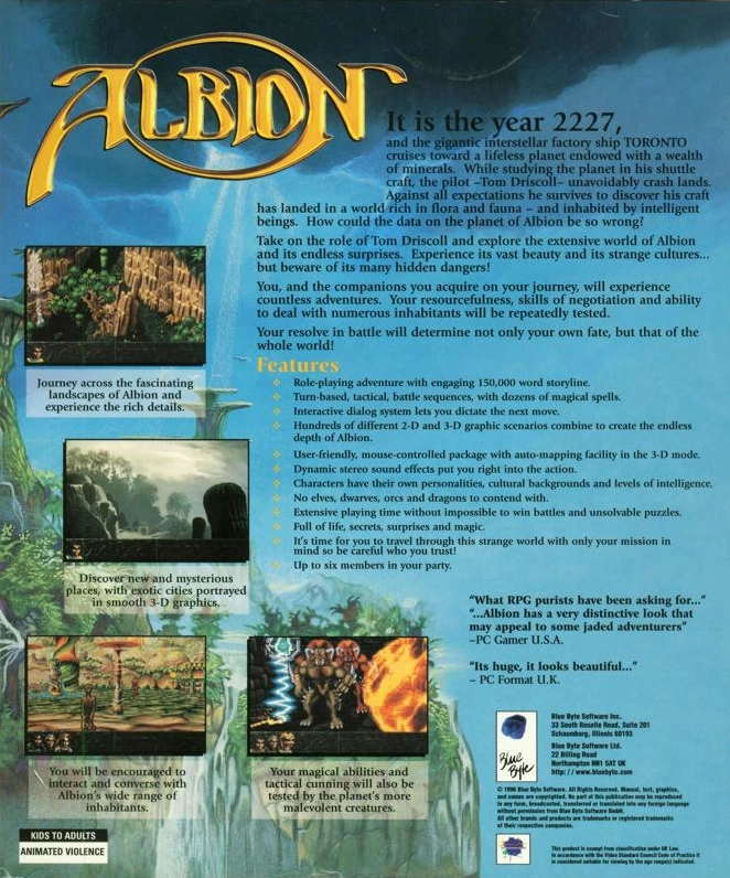 Capa do jogo Albion