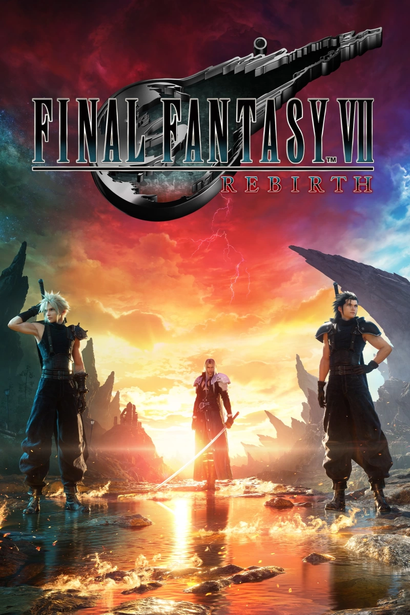Capa do jogo Final Fantasy VII Rebirth
