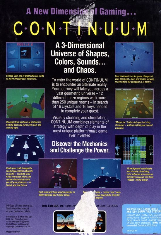Continuum | Alpha Waves para PC (1990)