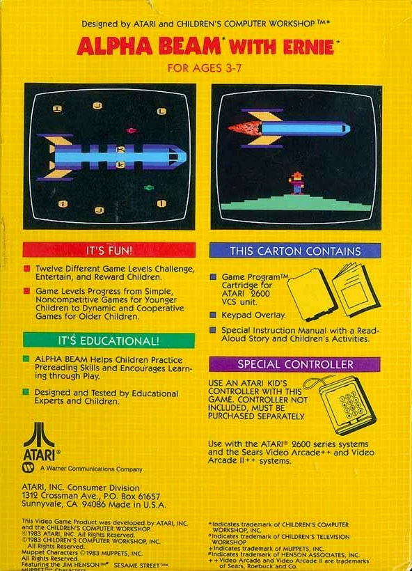Capa do jogo Alpha Beam with Ernie