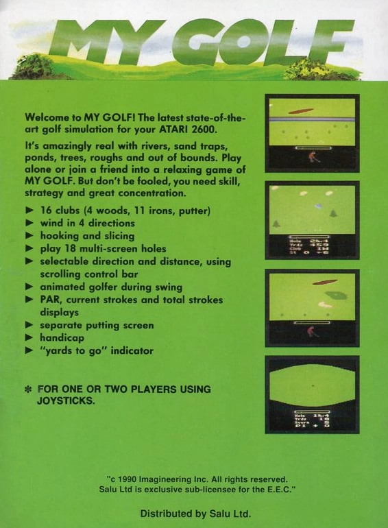 Capa do jogo My Golf