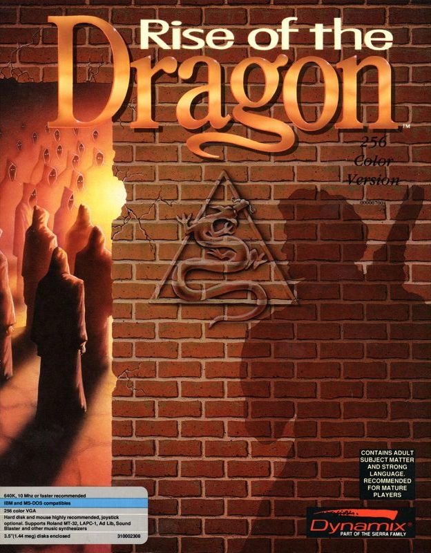 Capa do jogo Rise of the Dragon