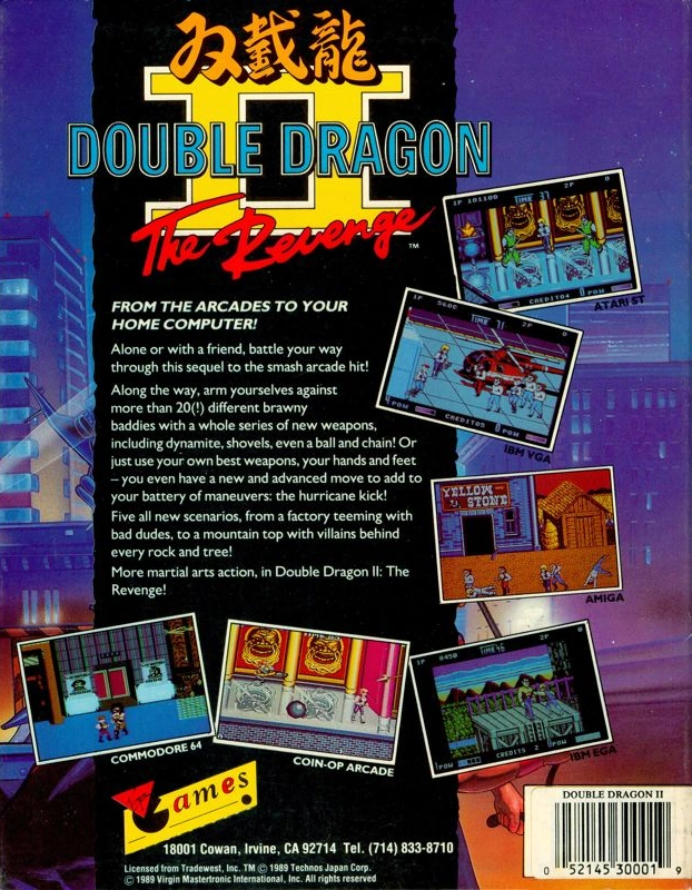 Double Dragon II: The Revenge cover