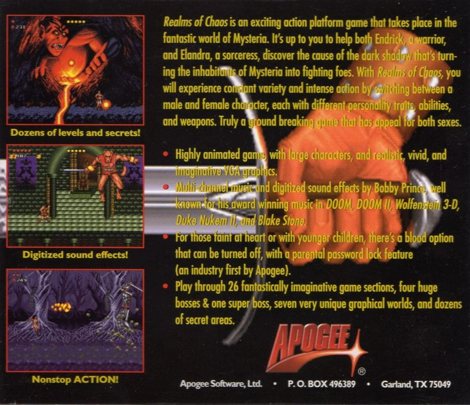 Capa do jogo Realms of Chaos