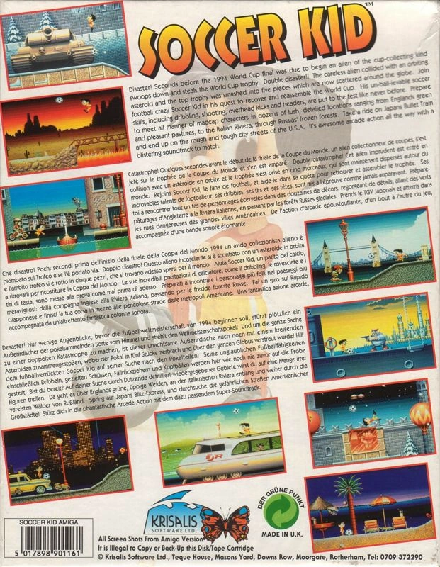 Capa do jogo Soccer Kid