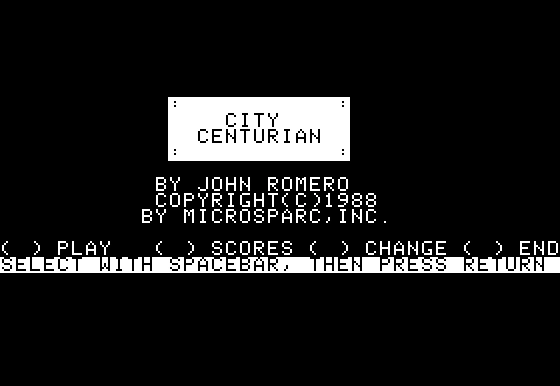 City Centurian cover
