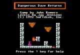 Capa de Dangerous Dave Returns