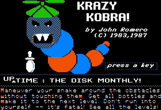 Capa do jogo Krazy Kobra