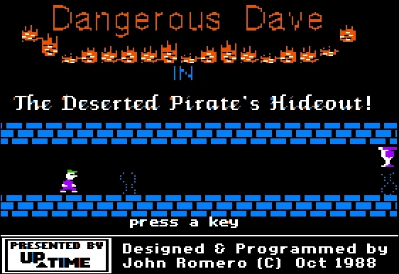 Dangerous Dave in the Deserted Pirates Hideout! cover