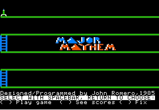 Capa do jogo Major Mayhem