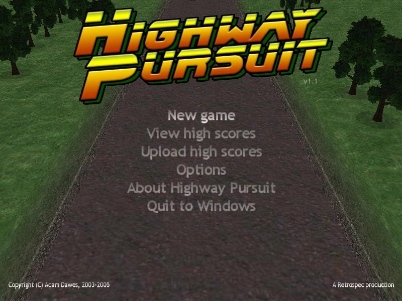 Capa do jogo Highway Pursuit