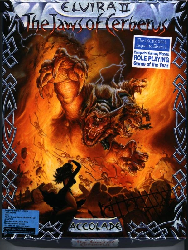 Elvira II: The Jaws of Cerberus cover