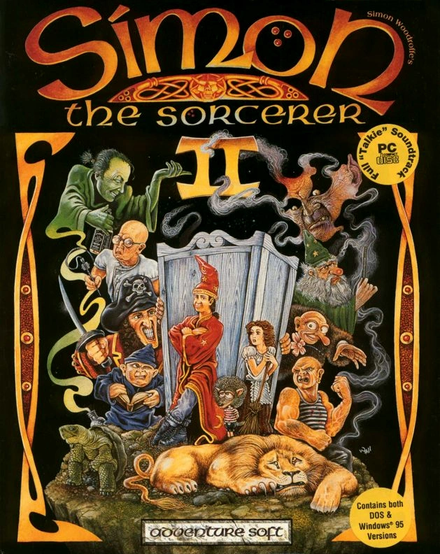 Capa do jogo Simon the Sorcerer II: The Lion, the Wizard and the Wardrobe