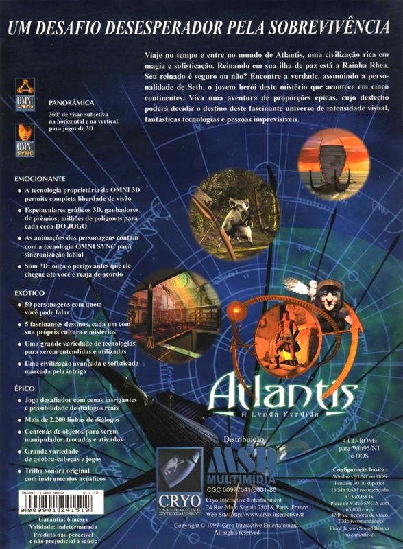 Atlantis: The Lost Tales cover