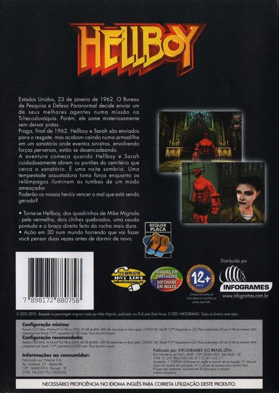 Capa do jogo Hellboy: Asylum Seeker