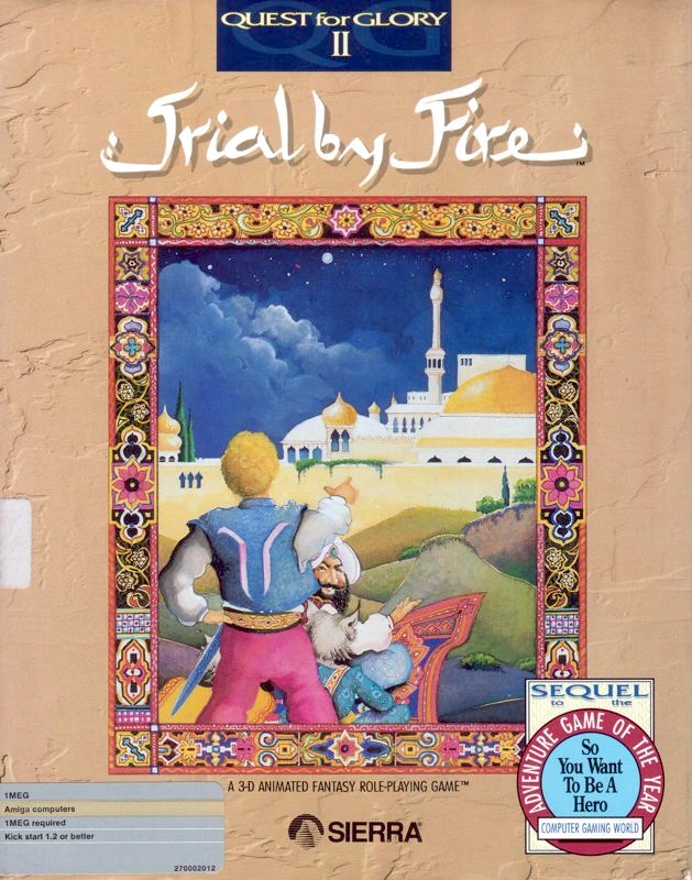 Capa do jogo Quest for Glory II: Trial by Fire