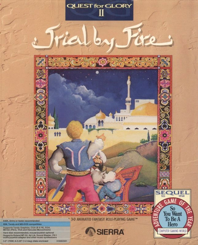 Capa do jogo Quest for Glory II: Trial by Fire