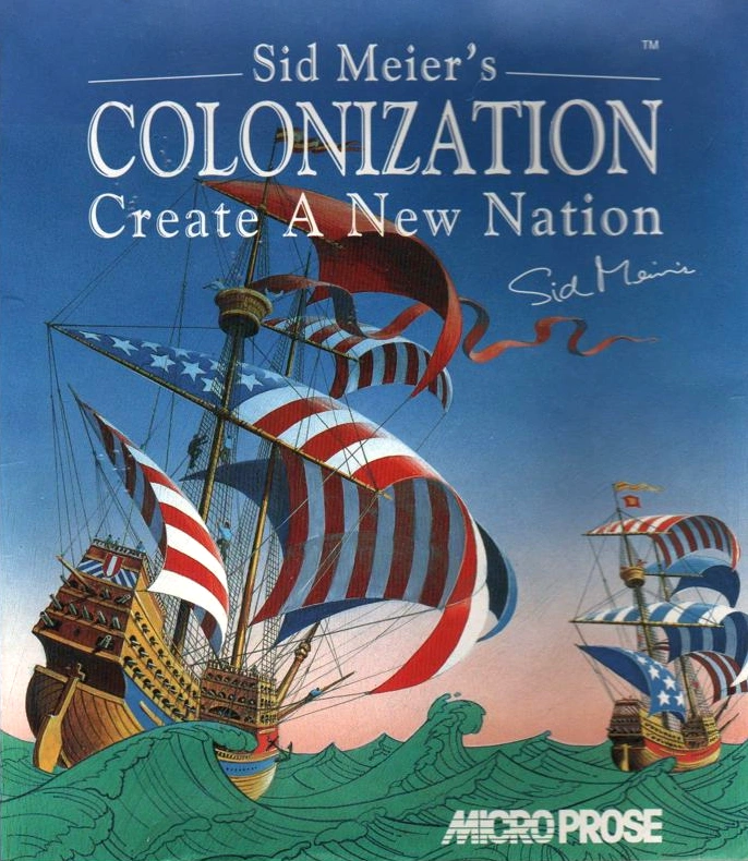 Capa do jogo Sid Meiers Colonization