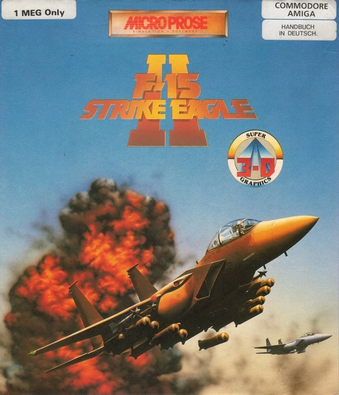 Capa do jogo F-15 Strike Eagle II