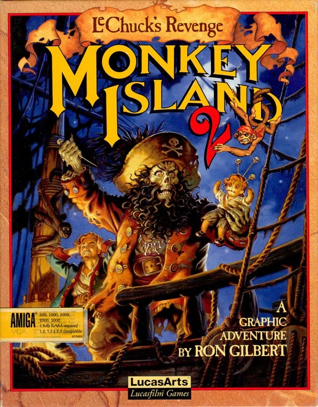 Capa do jogo Monkey Island 2: LeChucks Revenge