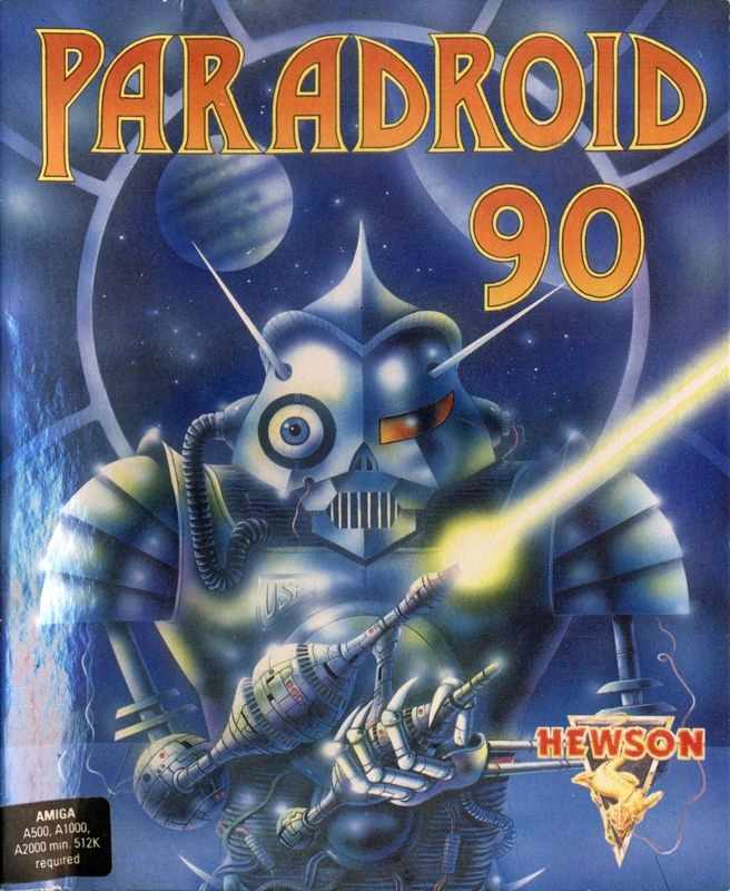 Capa do jogo Paradroid 90