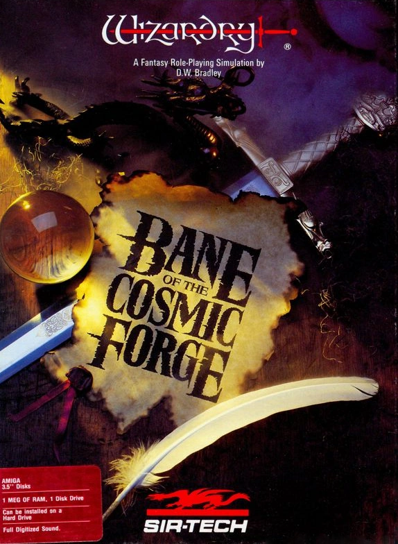 Capa do jogo Wizardry: Bane of the Cosmic Forge
