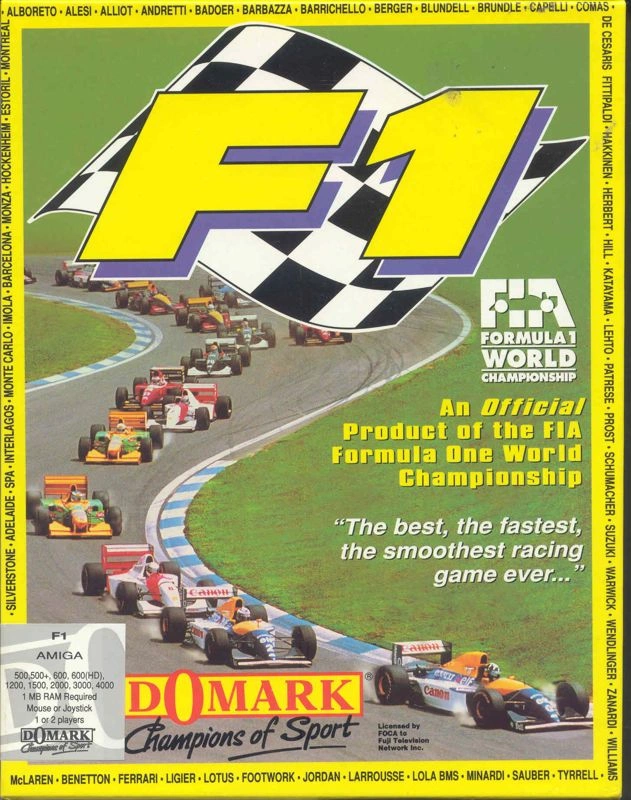 Capa do jogo Formula One