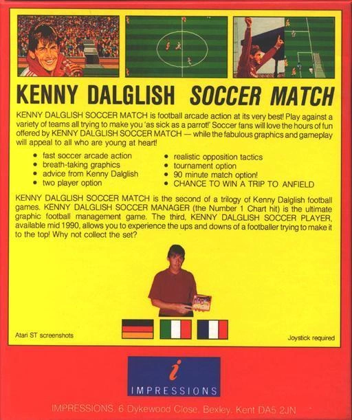 Kenny Dalglish Soccer Match cover