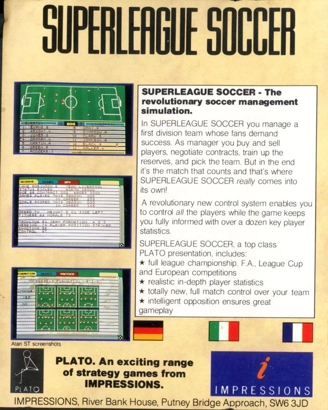 Superleague Soccer cover