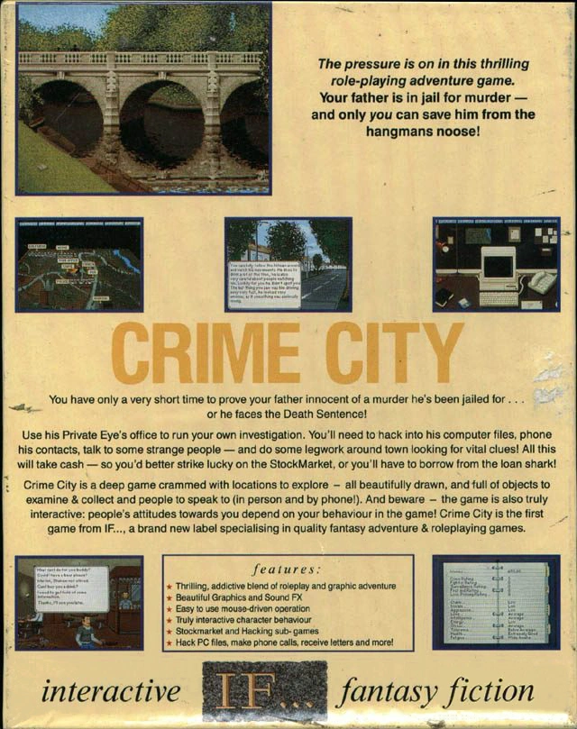 Capa do jogo Crime City