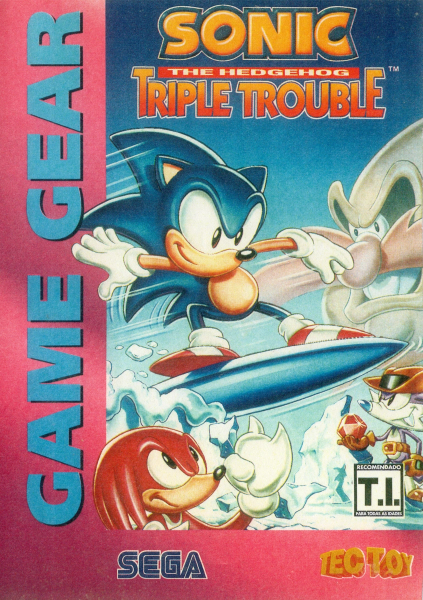 Sonic the Hedgehog Triple Trouble cover