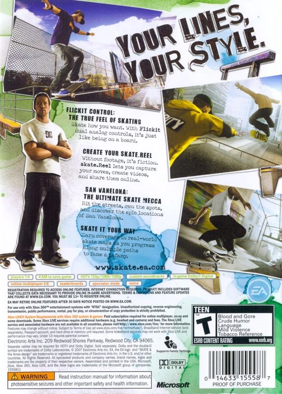 Capa do jogo Skate