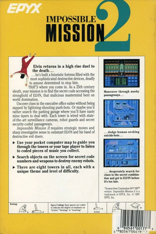 Impossible Mission II cover
