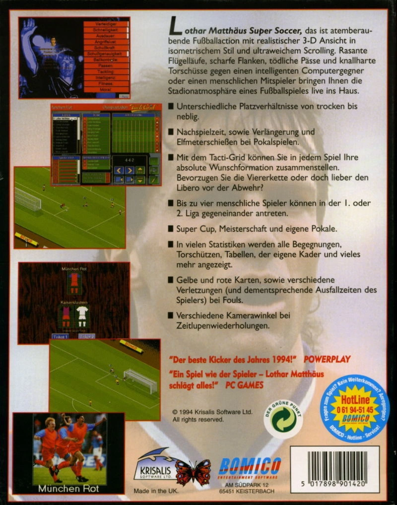 Lothar Matthäus Super Soccer cover